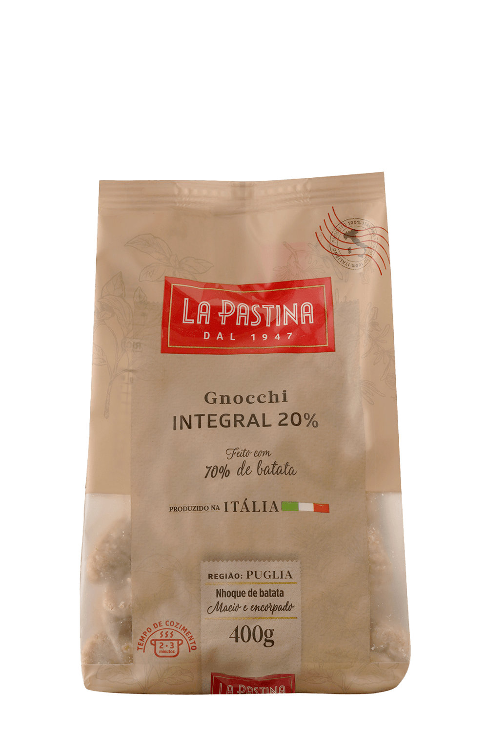 023414 - Gnocchi Integral Italiano 400G La Pastina -FRONTAL-